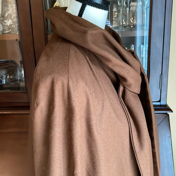 Vintage Wellington Featherlite Wool Cape Coat Tall - Picture 2 of 10